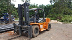 forklift at work